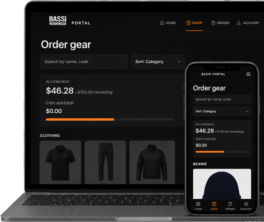 Introducing the Bassi Workwear Client Portal | Smarter Uniform Management for Your Team