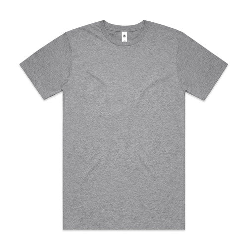AS Colour 5050T Block Tubular Tee - Grey Marle