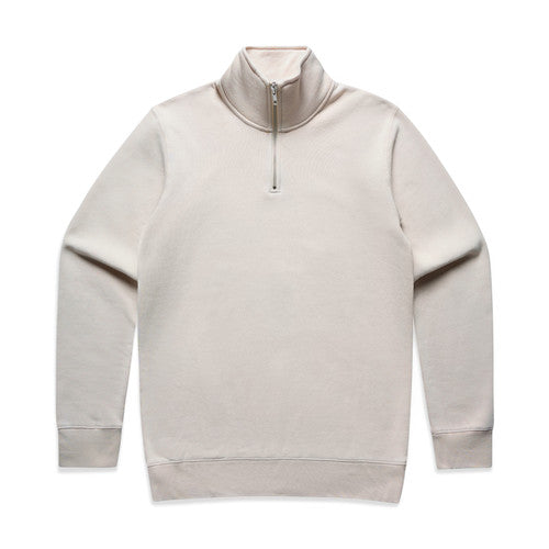 AS Colour 5125 Half Zip Crew - Bone