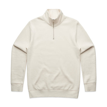 AS Colour 5125 Half Zip Crew - Ecru