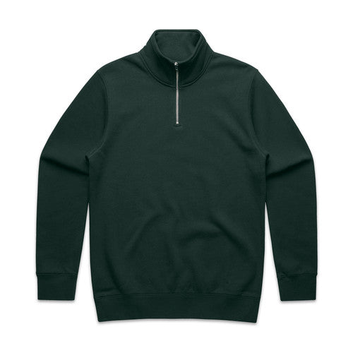 AS Colour 5125 Half Zip Crew - Pine Green