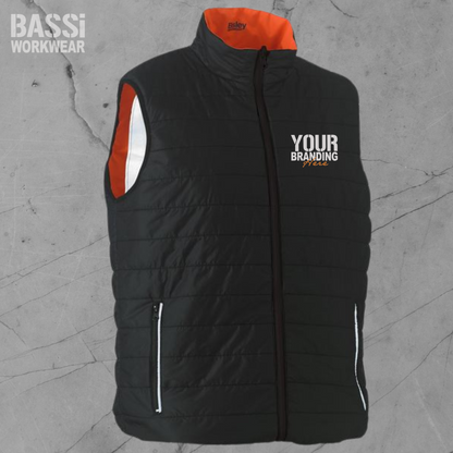 Taped Hi Vis Reversible Puffer Vest