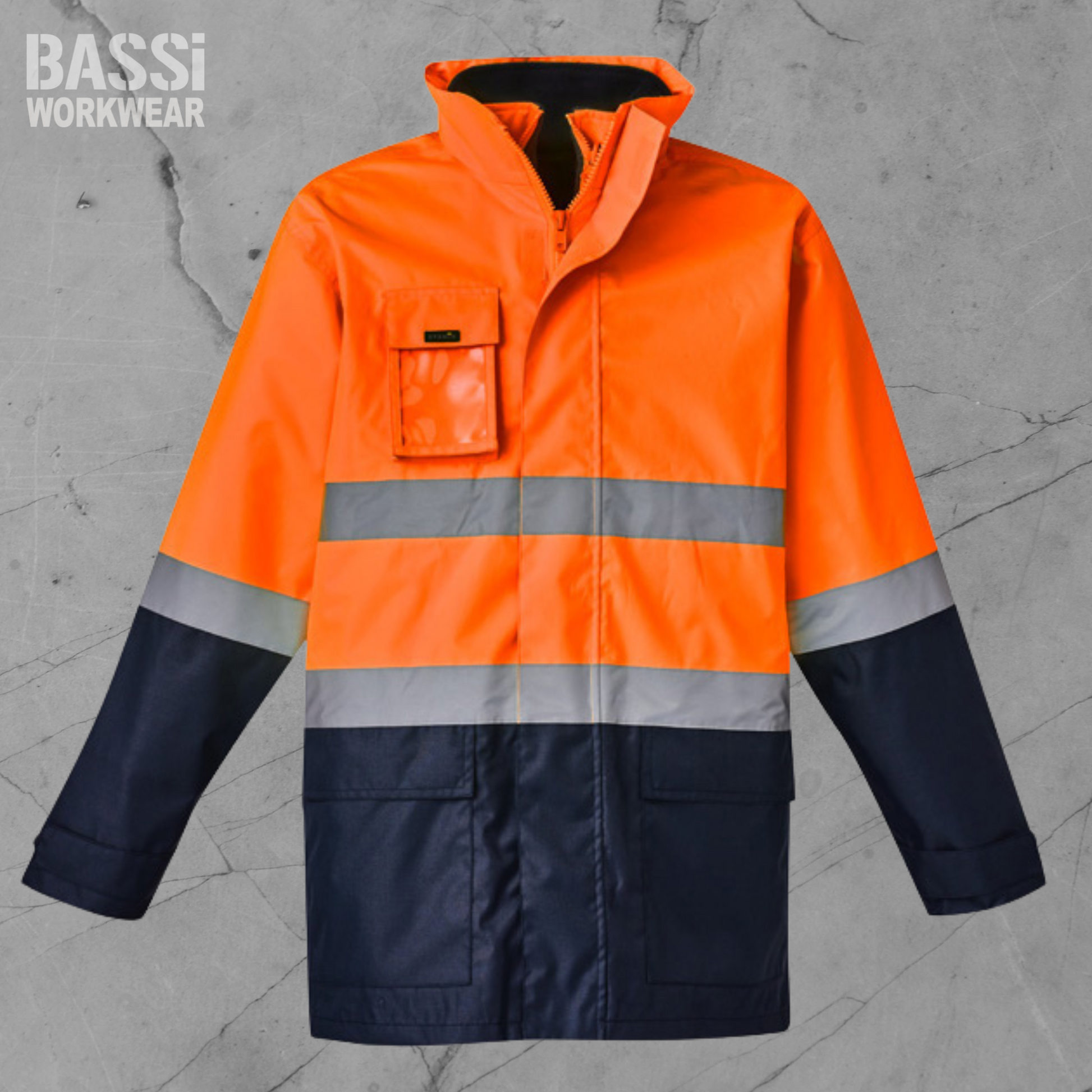 Hi Vis Basic 4 In 1 Waterproof Jacket