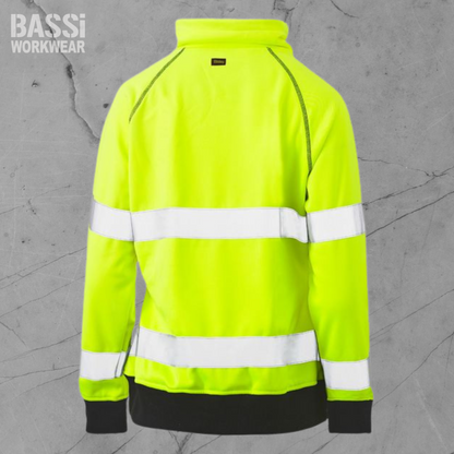 Women's Taped Hi Vis Fleece Jumper