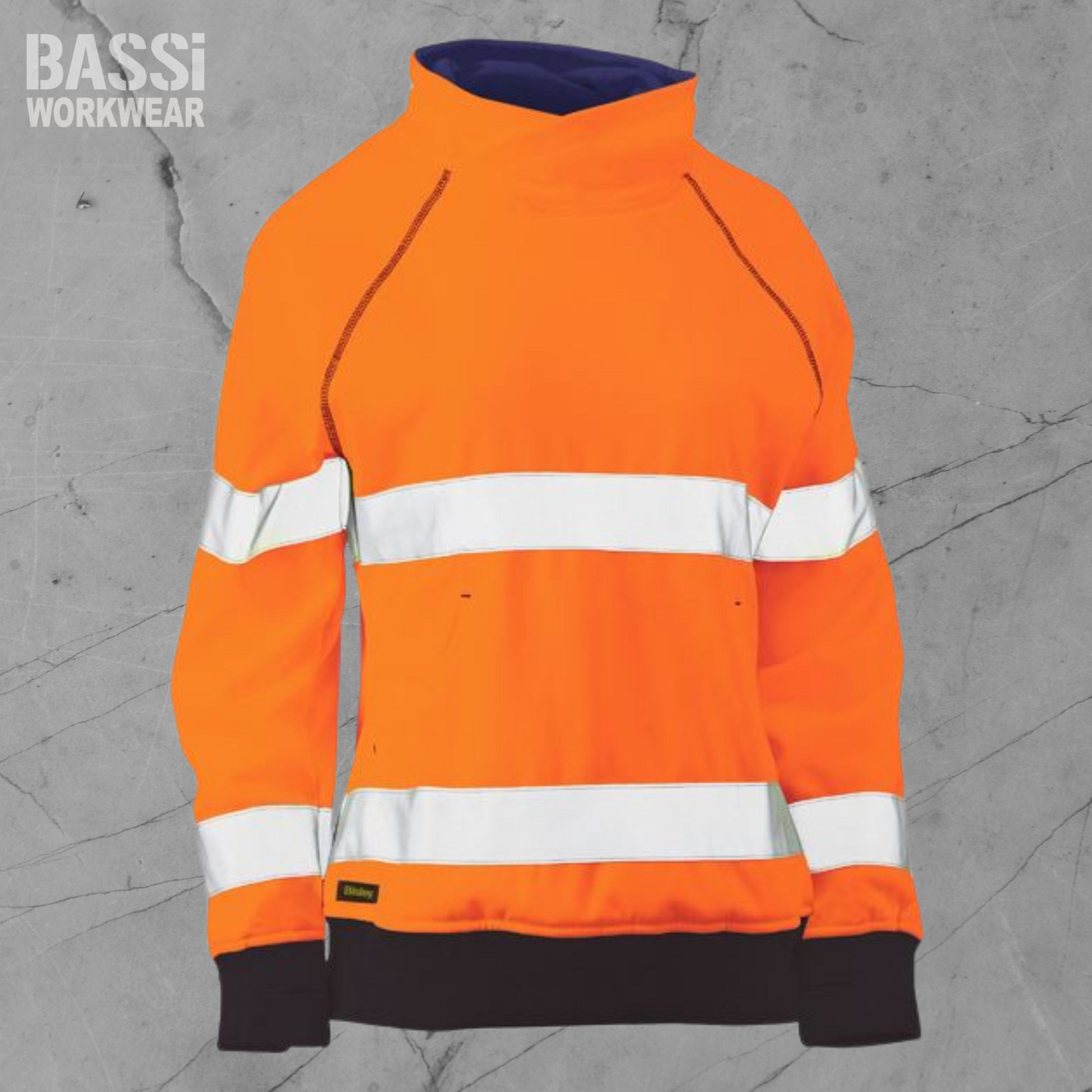 Women's Taped Hi Vis Fleece Jumper