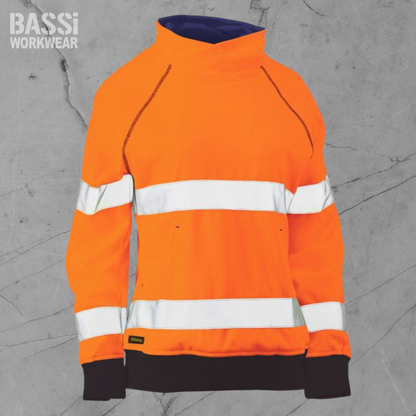 Women's Taped Hi Vis Fleece Jumper