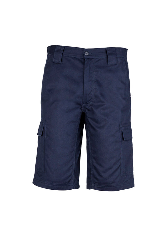 Biz Collection ZW012 Mens Midweight Drill Cargo Short